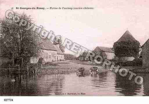 Ville de SAINTGEORGESDUROSAY, carte postale ancienne