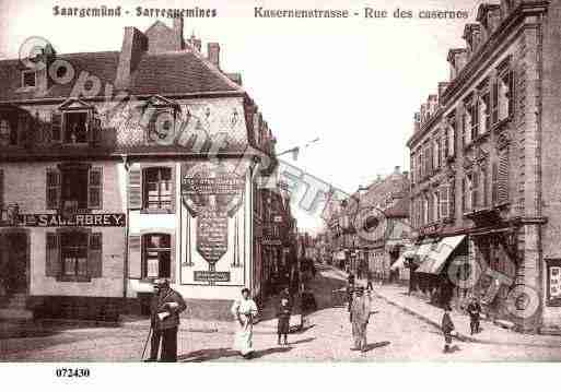 Ville de SARREGUEMINES, carte postale ancienne