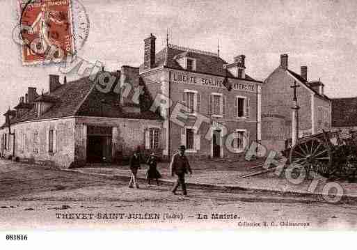 Ville de THEVETSAINTJULIEN, carte postale ancienne