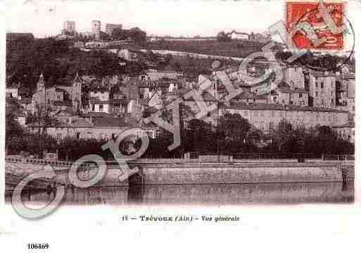 Ville de TREVOUX, carte postale ancienne