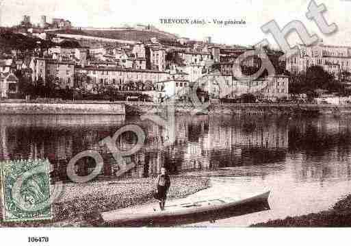 Ville de TREVOUX, carte postale ancienne