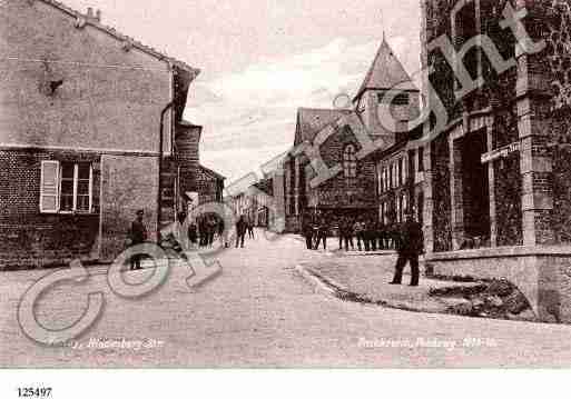 Ville de VANDY, carte postale ancienne