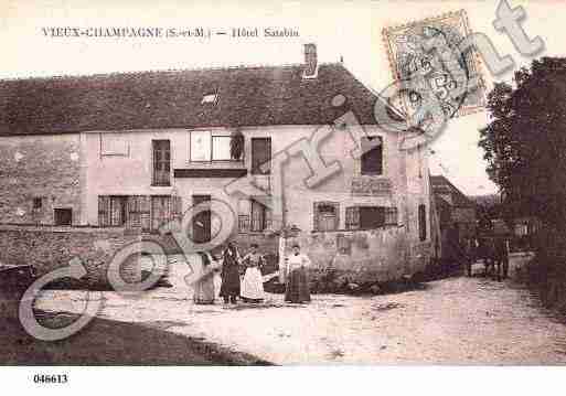 Ville de VIEUXCHAMPAGNE, carte postale ancienne