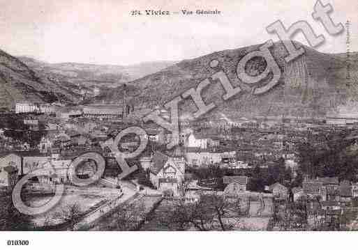 Ville de VIVIEZ, carte postale ancienne