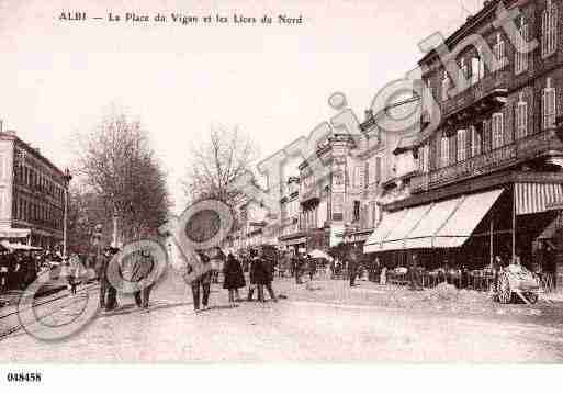 Ville de ALBI, carte postale ancienne