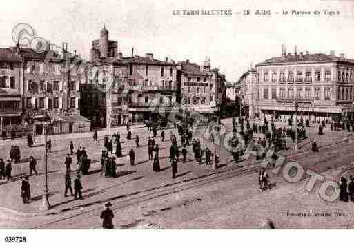 Ville de ALBI, carte postale ancienne