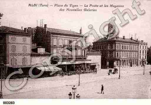 Ville de ALBI, carte postale ancienne