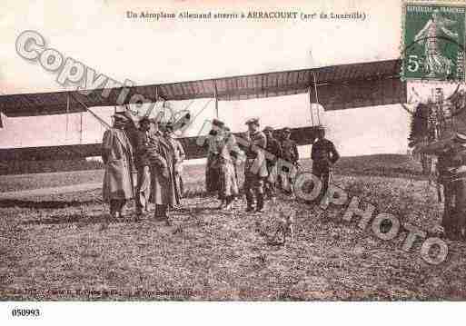 Ville de ARRACOURT, carte postale ancienne