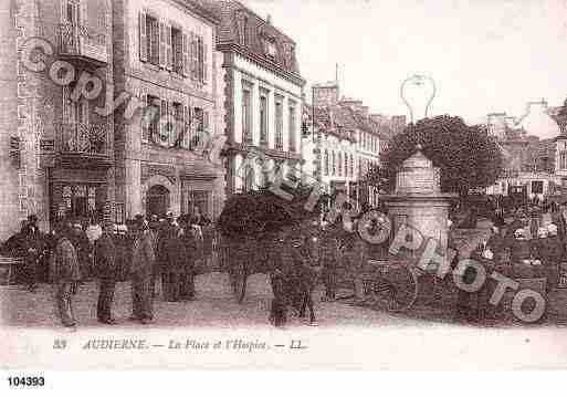 Ville de AUDIERNE, carte postale ancienne