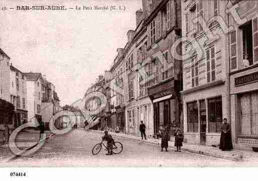 Ville de BARSURAUBE, carte postale ancienne