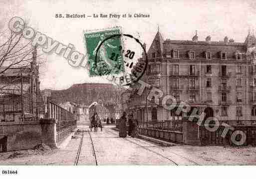 Ville de BELFORT, carte postale ancienne