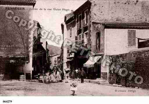 Ville de BESSEGES, carte postale ancienne