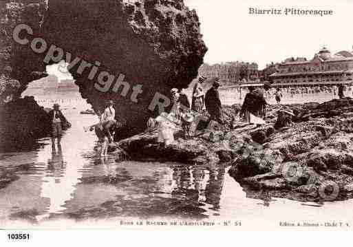 Ville de BIARRITZ, carte postale ancienne