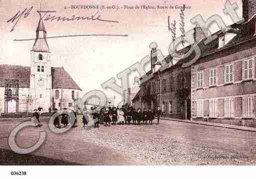 Ville de BOURDONNE, carte postale ancienne