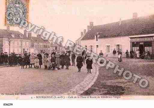 Ville de BOURDONNE, carte postale ancienne