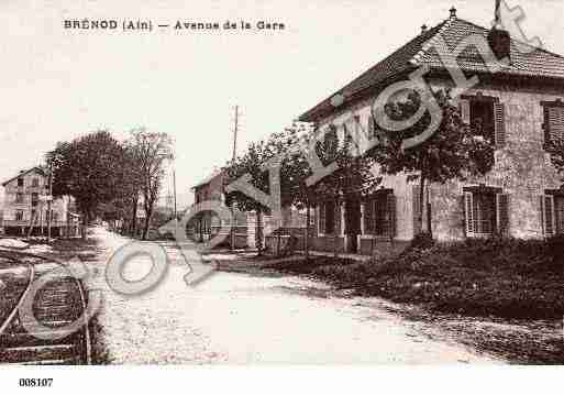 Ville de BRENOD, carte postale ancienne