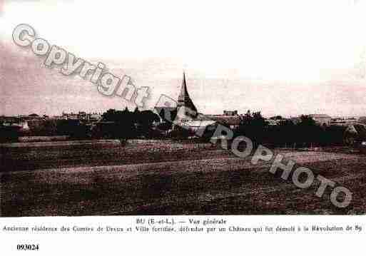 Ville de BU, carte postale ancienne