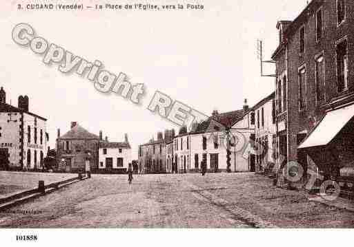 Ville de CUGAND, carte postale ancienne