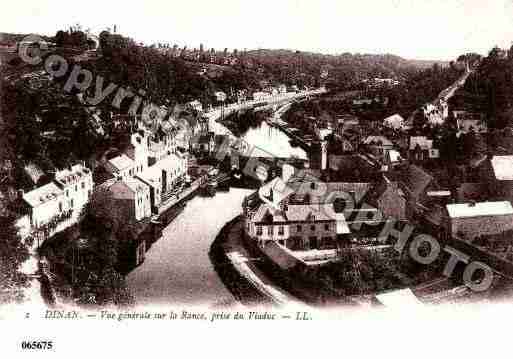 Ville de DINAN, carte postale ancienne