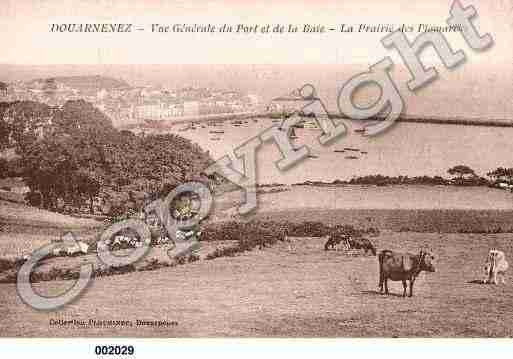 Ville de DOUARNENEZ, carte postale ancienne