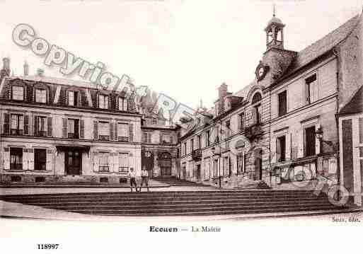 Ville de ECOUEN, carte postale ancienne