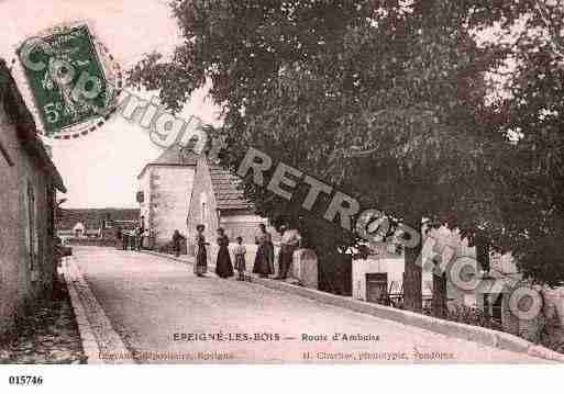 Ville de EPEIGNELESBOIS, carte postale ancienne