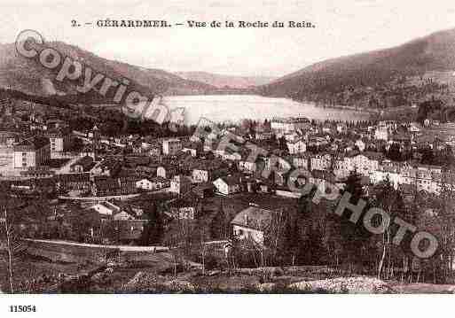 Ville de GERARDMER, carte postale ancienne