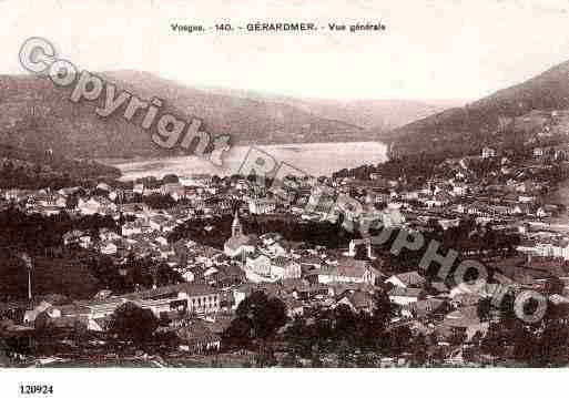 Ville de GERARDMER, carte postale ancienne