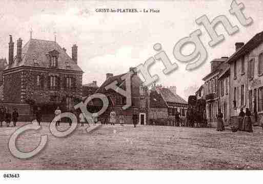 Ville de GRISYLESPLATRES, carte postale ancienne