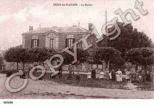 Ville de GRISYLESPLATRES, carte postale ancienne