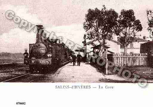 Ville de HYERES, carte postale ancienne