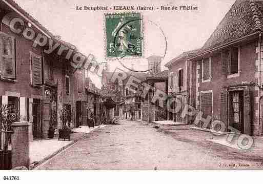 Ville de IZEAUX, carte postale ancienne