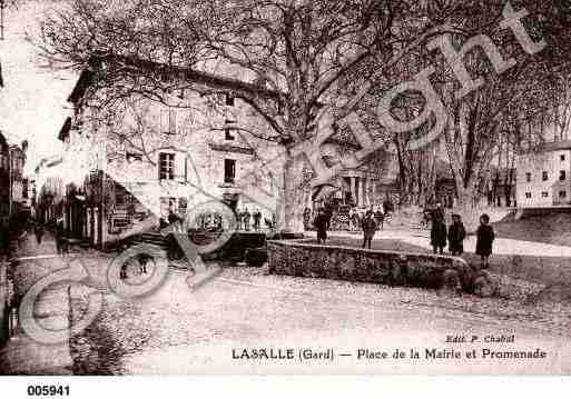 Ville de LASALLE, carte postale ancienne