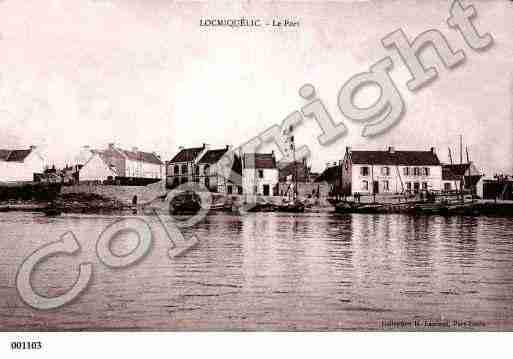 Ville de LOCMIQUELIC, carte postale ancienne