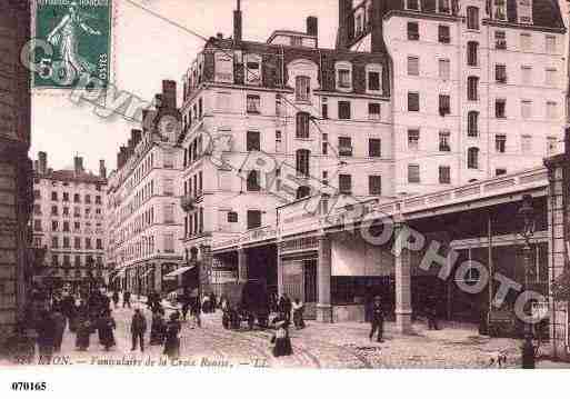 Ville de LYON, carte postale ancienne