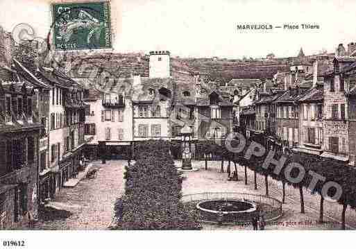 Ville de MARVEJOLS, carte postale ancienne