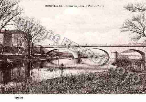 Ville de MONTELIMAR, carte postale ancienne