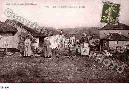 Ville de MONTIGNY, carte postale ancienne