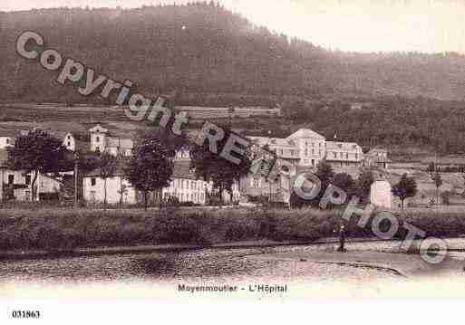 Ville de MOYENMOUTIER, carte postale ancienne