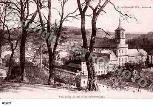 Ville de MOYENMOUTIER, carte postale ancienne