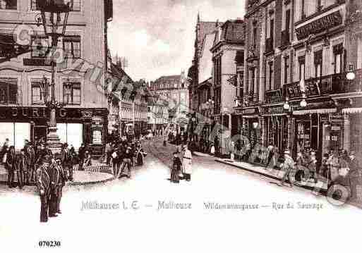 Ville de MULHOUSE, carte postale ancienne