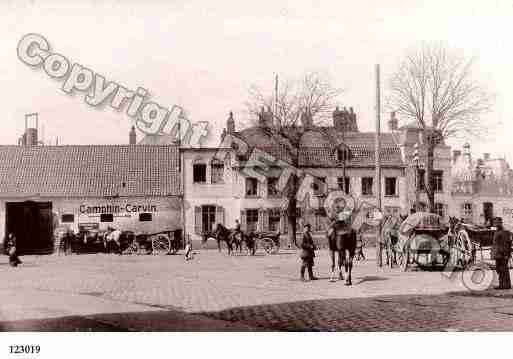 Ville de PHALEMPIN, carte postale ancienne