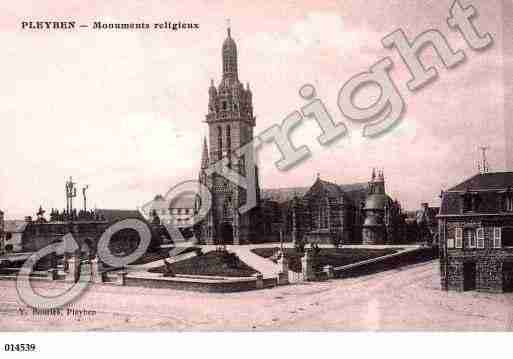 Ville de PLEYBEN, carte postale ancienne