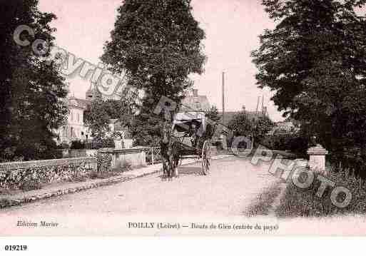 Ville de POILLYLEZGIEN, carte postale ancienne