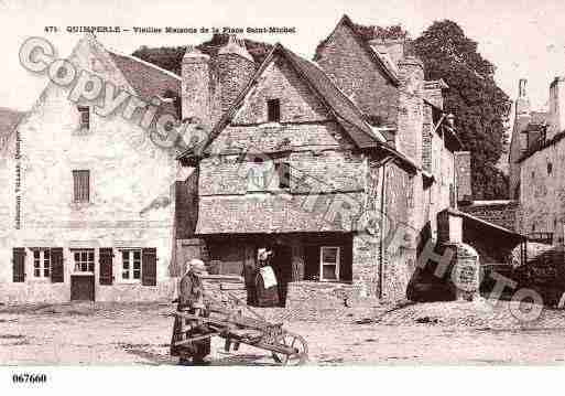 Ville de QUIMPERLE, carte postale ancienne