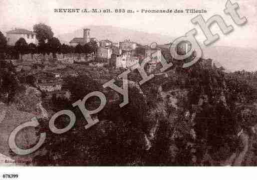 Ville de REVESTLESROCHES, carte postale ancienne