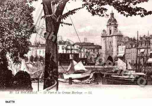 Ville de ROCHELLE(LA), carte postale ancienne