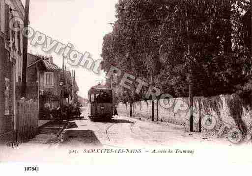 Ville de SABLETTES(LES), carte postale ancienne