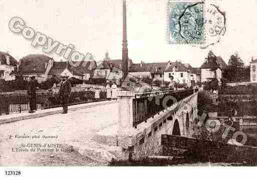 Ville de SAINTGENIXSURGUIERS, carte postale ancienne