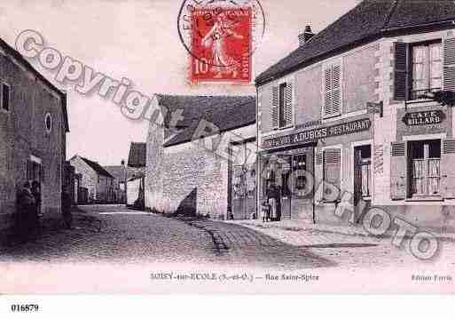 Ville de SOISYSURECOLE, carte postale ancienne